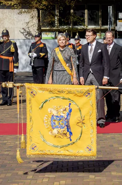 La princesse Laurentien et le prince Constantijn des Pays-Bas à La Haye, le 15 septembre 2020