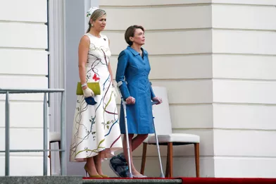https://www.parismatch.com/Royal-Blog/famille-royale-Pays-Bas/La reine Maxima des Pays-Bas avec la Première dame allemande à Berlin, le 5 juillet 2021