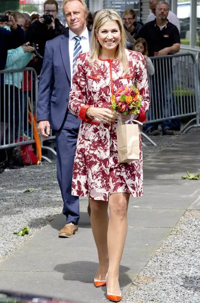 La reine Maxima des Pays-Bas à Oisterwijk, le 8 juin 2017