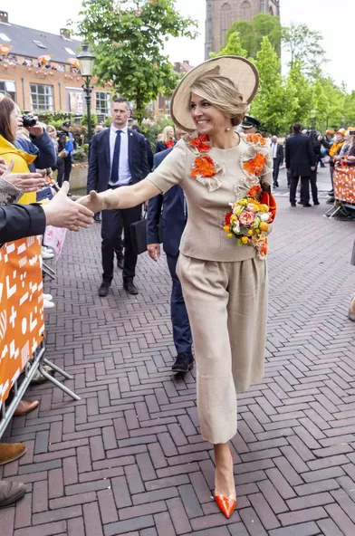 La reine Maxima des Pays-Bas à Amersfoort, le 27 avril 2019
