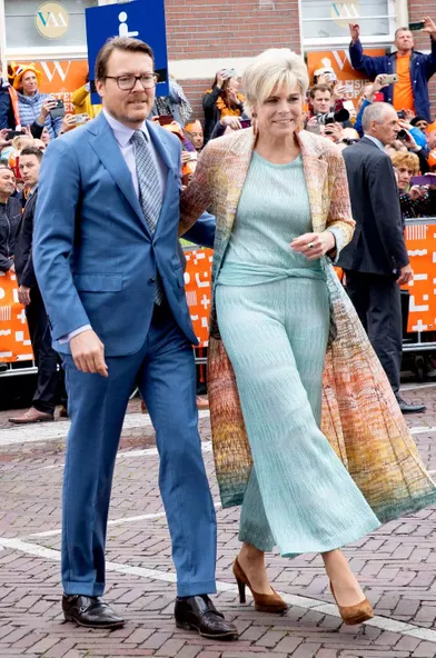 La princesse Laurentien et le prince Constantijn des Pays-Bas à Amersfoort, le 27 avril 2019