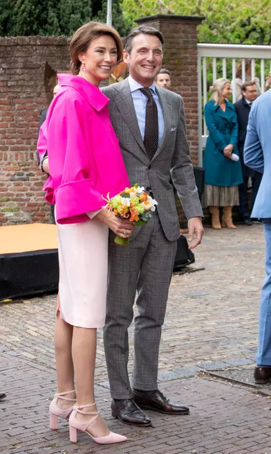 La princesse Marylène et le princeMaurits des Pays-Bas à Amersfoort, le 27 avril 2019