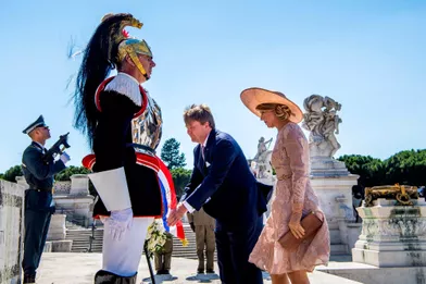 La reine Maxima et le roi Willem-Alexander des Pays-Bas à Rome, le 20 juin 2017