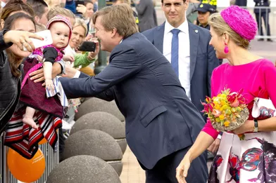 La reine Maxima et le roi Willem-Alexander des Pays-Bas dans le Flevoland, le 29 juin 2017