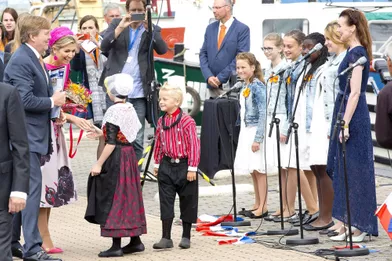 La reine Maxima et le roi Willem-Alexander des Pays-Bas en visite régionale dans le Flevoland, le 29 juin 2017