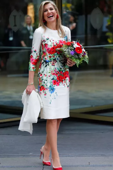 La reine Maxima des Pays-Bas à Berlin, le 25 avril 2017