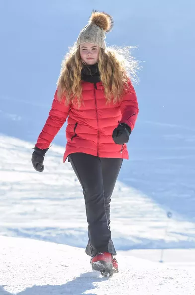 La princesse Catharina-Amalia des Pays-Bas à Lech, le 26 février 2018