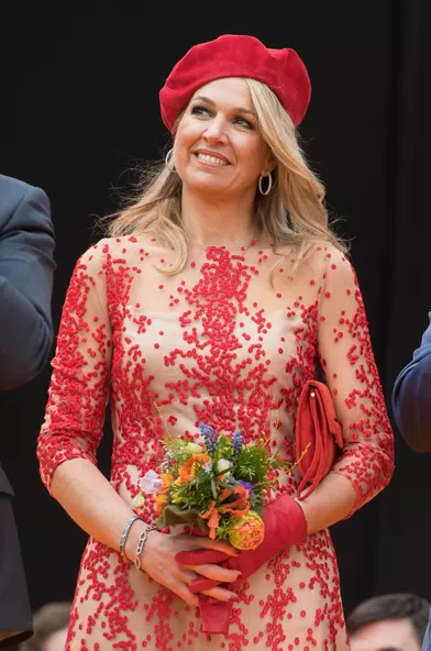 La reine Maxima des Pays-Bas à Groningen, le 27 avril 2018