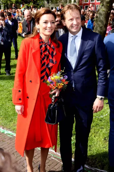 La princesse Aimée et le prince Floris des Pays-Bas, à Groningen le 27 avril 2018