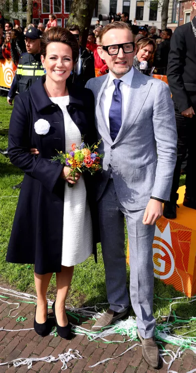 La princesse Annette et le prince Bernhard des Pays-Bas, à Groningen le 27 avril 2018