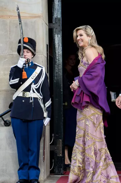 La reine Maxima des Pays-Bas à Amsterdam, le 28 avril 2017