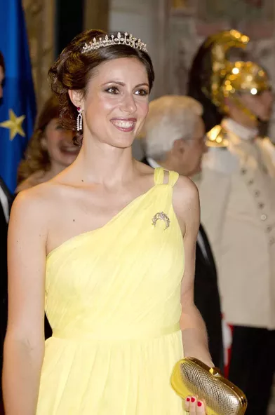La princesse Viktoria de Bourbon de Parme à Rome, le 20 juin 2017