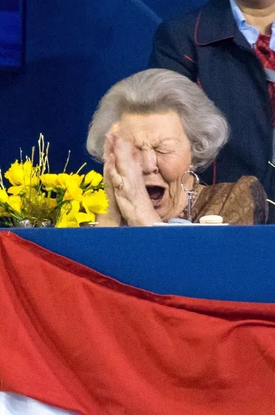 L'ex-reine Beatrix des Pays-Bas à Amsterdam, le 26 janvier 2019