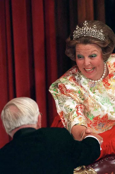 La reine Beatrix des Pays-Bas le 4 mai 1995