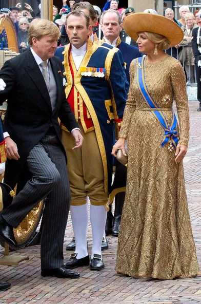 La reine Maxima des Pays-Bas au Prinsjesdag, le 17 septembre 2013
