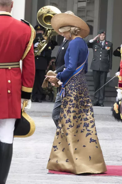 La reine Maxima des Pays-Bas au Prinsjesdag, le 20 septembre 2016