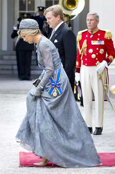 La reine Maxima des Pays-Bas au Prinsjesdag, le 19 septembre 2017