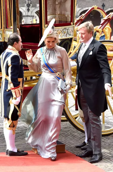 La reine Maxima des Pays-Bas en Luisa Beccaria pour le Prinsjesdag, le 18 septembre 2018