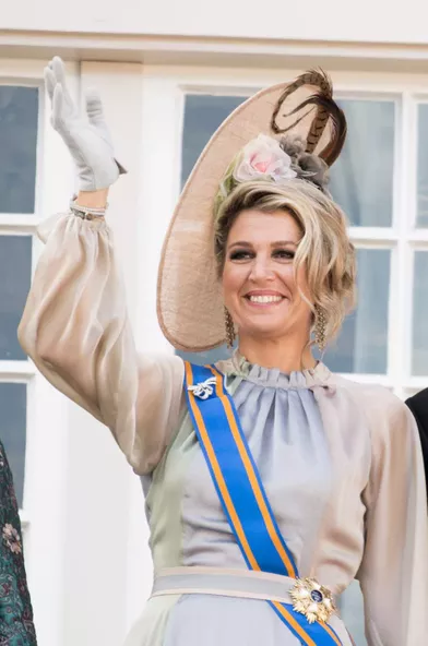 La reine Maxima des Pays-Bas au Prinsjesdag, le 18 septembre 2018