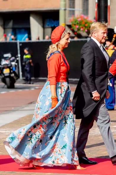 La reine Maxima des Pays-Bas au Prinsjesdag, le 21 septembre 2021