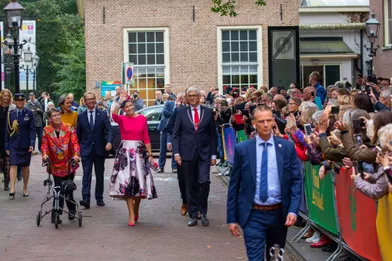 La reine Maxima des Pays-Bas, le 7 octobre 2021 à Assen