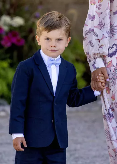 Le prince Oscar de Suède, à Drottningholm le 14 août 2021