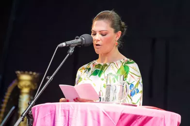 La princesse Victoria de Suède à Solna, le 6 juin 2019
