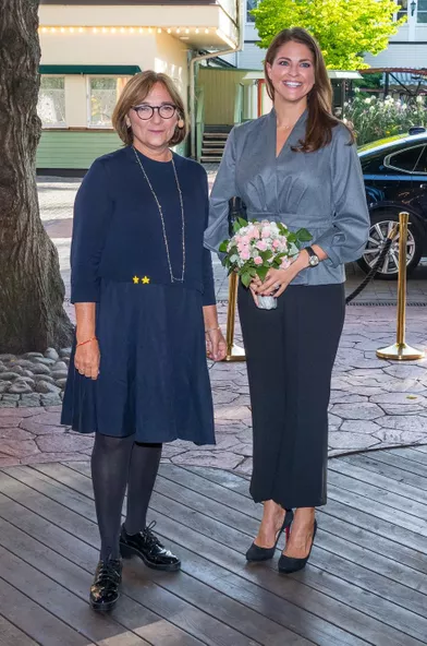 La princesse Madeleine de Suède à Stockholm, le 13 septembre 2017