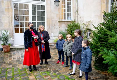 La princesse héritière Victoria de Suède à Paris, le 5 décembre 2021
