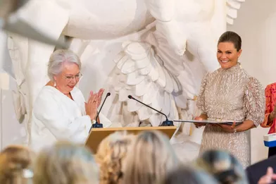 Les princesses Christina et Victoria de Suède à Lidingö, le 9 septembre 2021