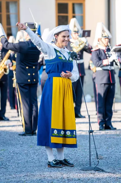 La princesse Victoria de Suède àSkansen, le 6 juin 2021