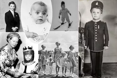 Le roi Carl Gustaf XVI de Suède enfant, de 1946 à 1957