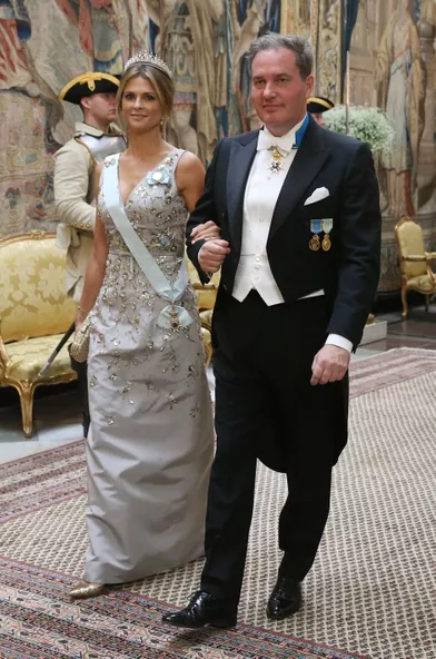 La princesse Madeleine de Suède et Christopher O'Neill à Stockholm, le 14 juin 2019