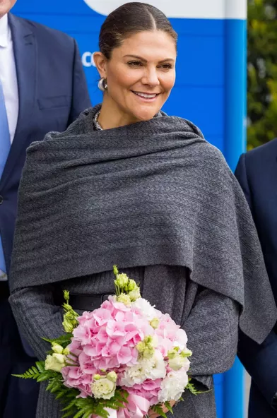 La princesse héritière Victoria de Suède à Turin, le 20 octobre 2021