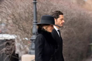 La princesse Sofia et le prince Carl Philip de Suède à Stockholm, le 4 février 2020