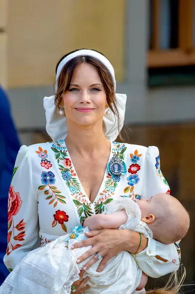 Le bandeau de cheveux de princesse Sofia de Suède, le 14 août 2021