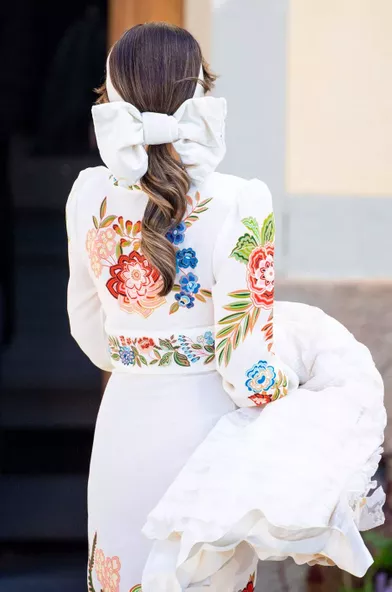 La princesse Sofia de Suède de dos, le 14 août 2021
