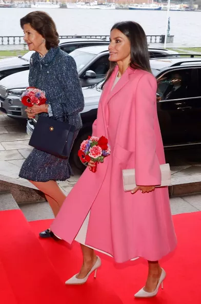 La reine Letizia d'Espagne à Stockholm, le 25 novembre 2021