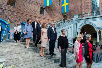 La princesse Sofia de Suède à Stockholm, le 9 juin 2017
