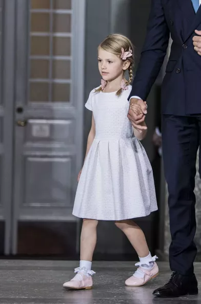 La princesse Estelleaux 40 ans de la princesse Victoria, le 14 juillet 2017.