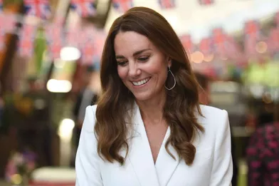 Kate Middleton le 11 juin 2021, lors du «Big Lunch» àCornwall.