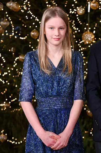 La princesse Eléonore de Belgique, à Bruxelles le 21 décembre 2021