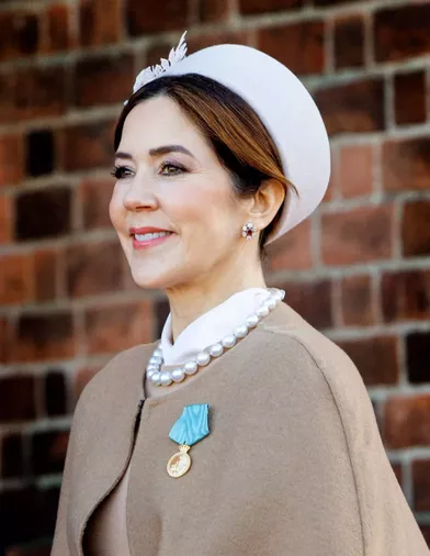 La princesse Mary de Danemarkà Roskilde, le 14 janvier 2022