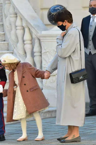 La princesse Stéphanie de Monaco en Alter lors de la Fête nationale monégasque, le 19 novembre 2021