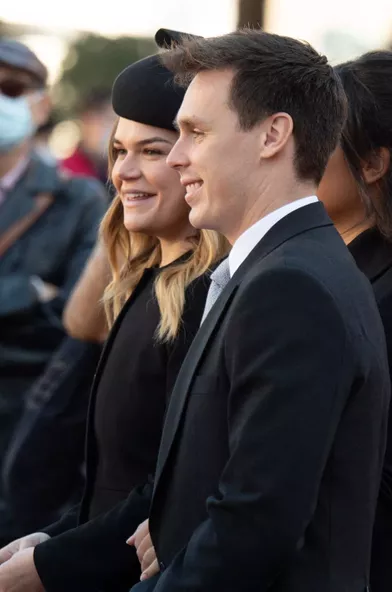 Camille Gottlieb et LouisDucruet à Monaco, le 19 novembre 2021