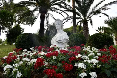 Le buste de l'impératrice Eugénie inauguré à Monaco, le 9 octobre 2021