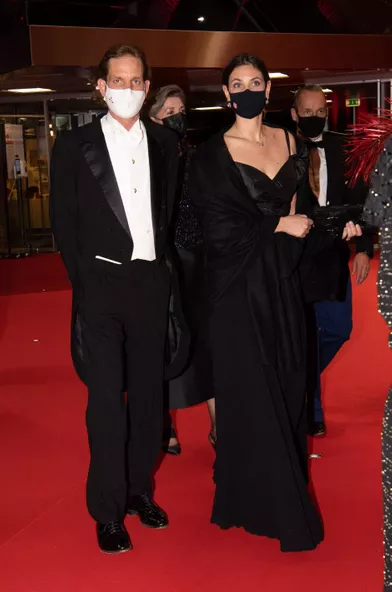 Andrea Casiraghi et sa femme Tatiana Santo Domingo à Monaco, le 19 novembre 2021