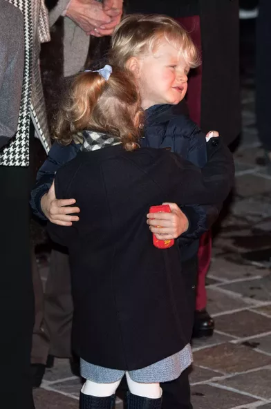 La princesse Gabriella et le prince Jacques de Monaco, le 26 janvier 2018