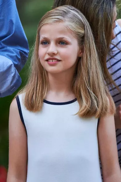 La princesse héritière Leonor d'Espagne, le 4 août 2016