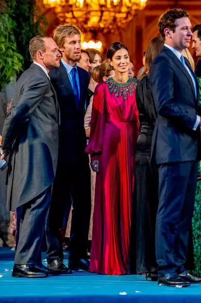 Le prince Christian de Hanovre et sa femme Alessandra de Osma à Athènes, le 23 octobre 2021